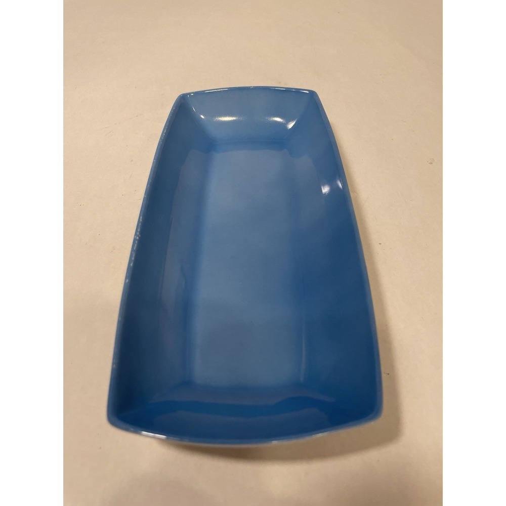 Mid Century Vintage Schmid Porcelain Rectangular Dish